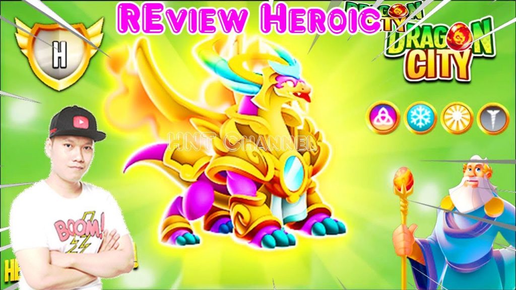 Dragon City Fan HNT Review High Sacredwing Dragon Heroic